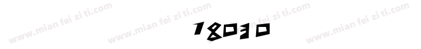 交通专用字体 GB18030 Regular字体转换